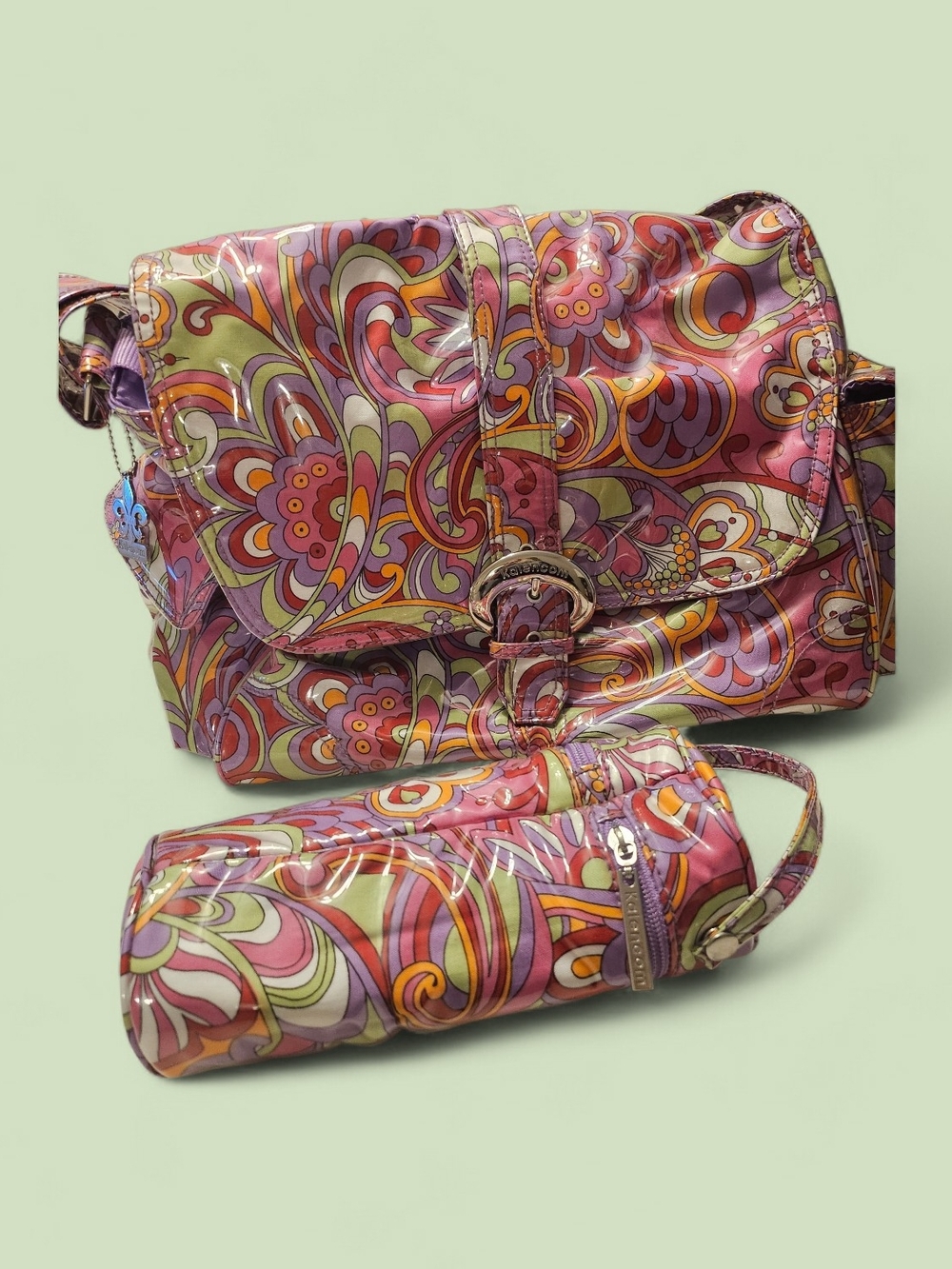 Kalencom Colorful Baby Bag with Bottle Thermal Pouch